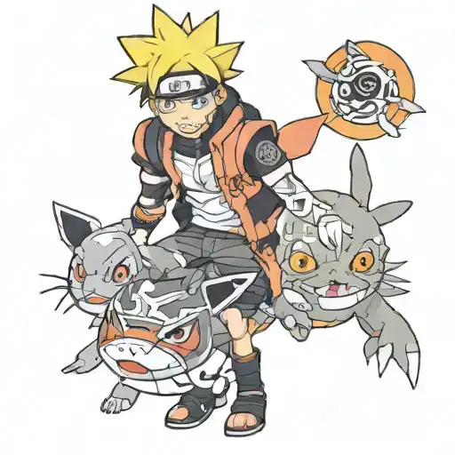 Naruto And Pokemon