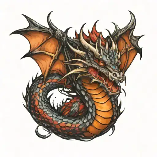 Smaug The Dragon For Your Tattoo Design
