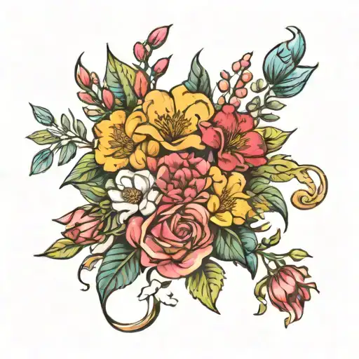 Birth Flower Bouquet