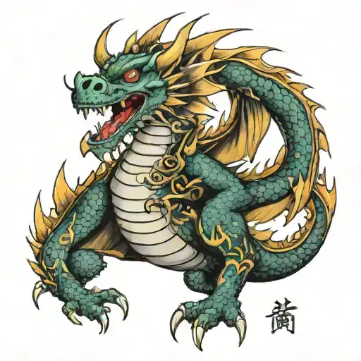 Dragon With Battery In Back