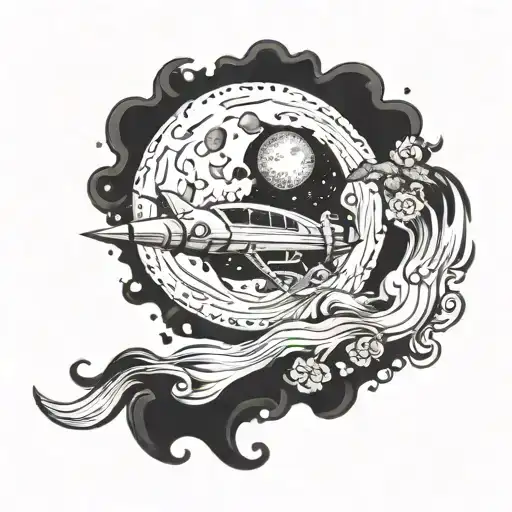 One Way Ticket Moon Surrounded