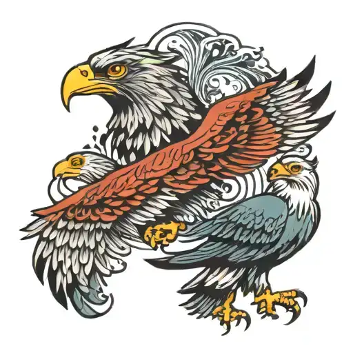 Anatolian Eagle And Pisces Zodiac Sign