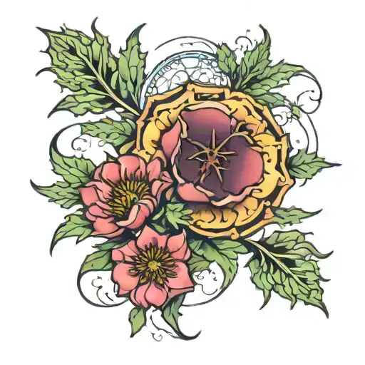 Southern Cross On A Scottish Thistle