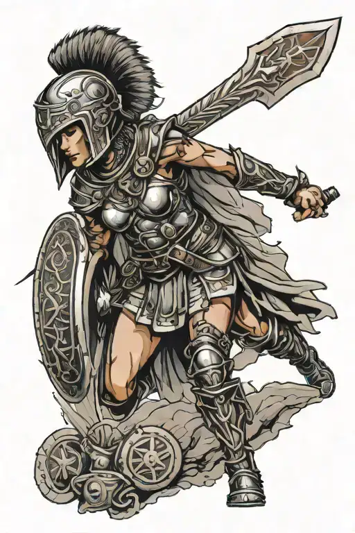 Female Gladiator Warrior Collisium Feminum