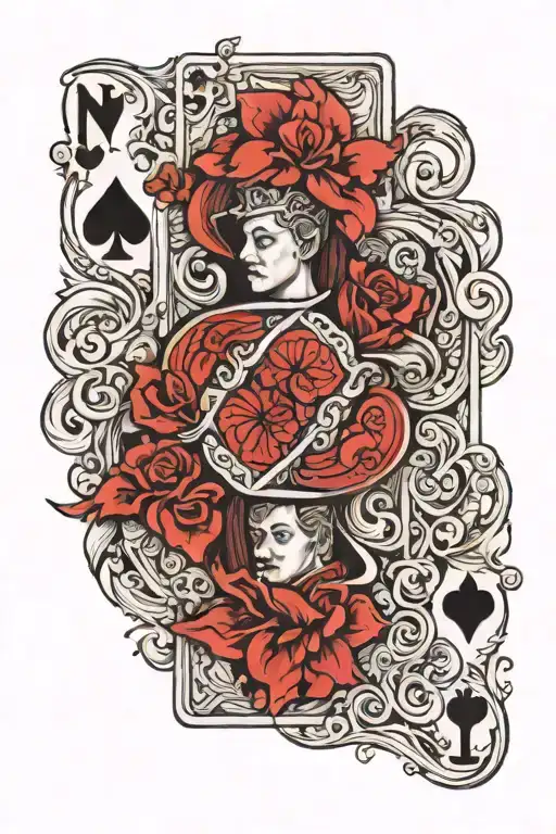 Never Fold With A Playing Card Featuring