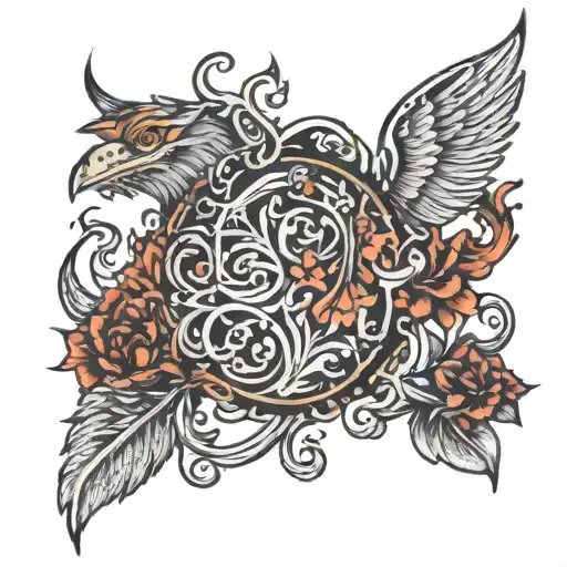 1 Line Tatoo Back Spine