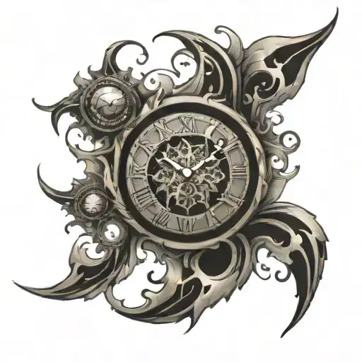 Fractal Clock Melting