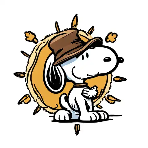 Snoopy Sitting