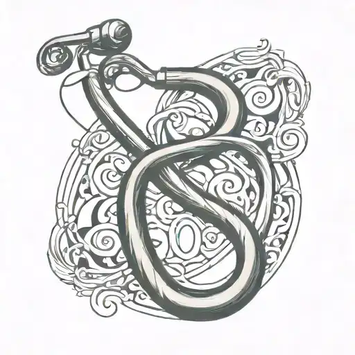 Stethoscope As A Infinity Symbol