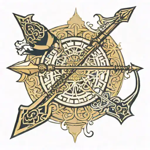 Islamic Bow And Arrow