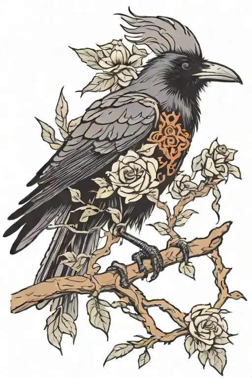 Norce Raven With Od War