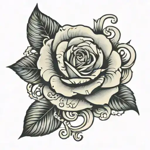 Number 08 08 With Rose