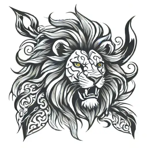 Lion Tattoo Design