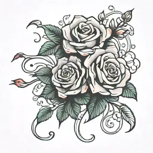 Fibonachi Rose Intertwined