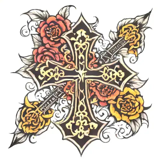 Big Black Cross Back