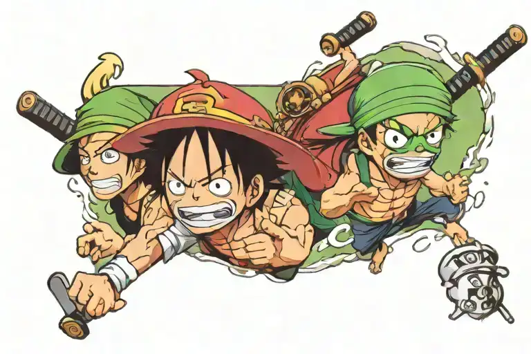 Luffy And Zoro One Piece Anime