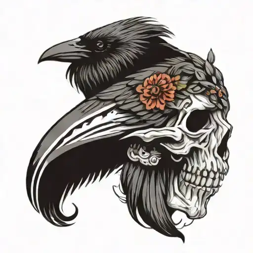 Raven Skull