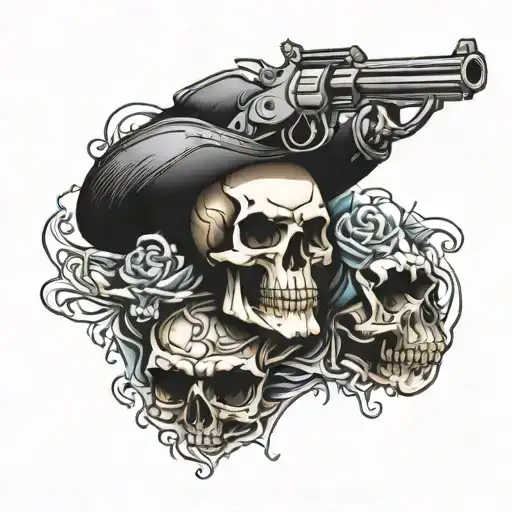 Skull And Guns