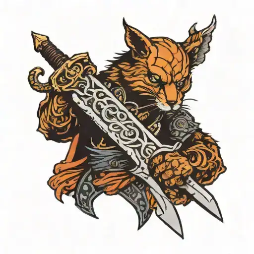 Beserk With Sword In Hand