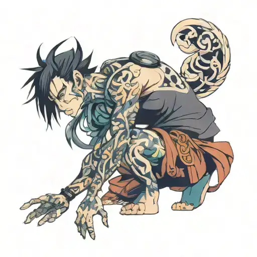 Hardwork Discipline Anime Character