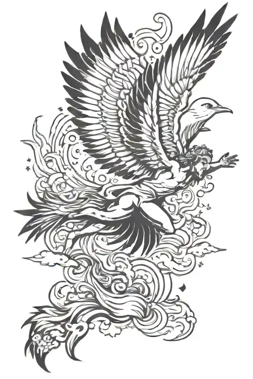 Falling Of Icarus Falling From The Sky