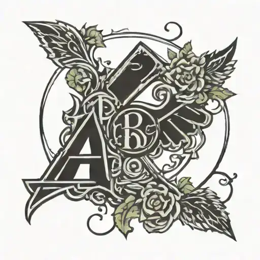 Letters Rjsk And Pantheism Symbol Intertwined