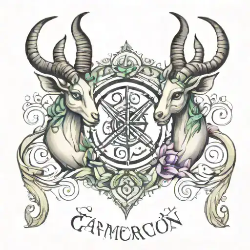 Capricorn And Gemeni Love Symbol