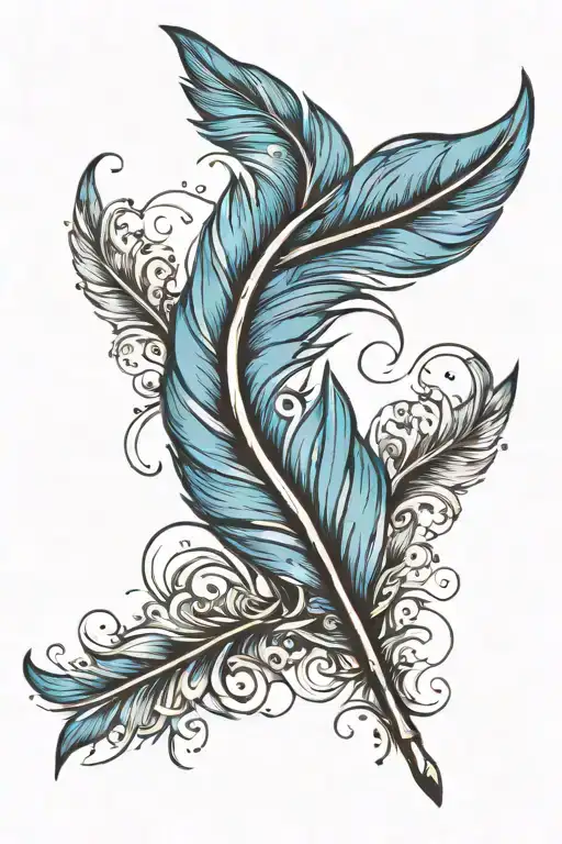 Blue Feather