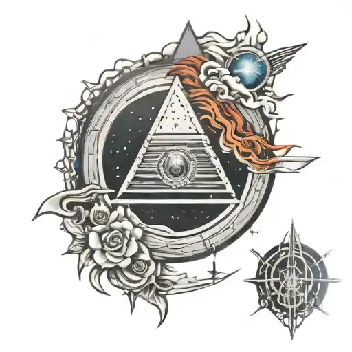 With Album Art Covers Dark Side Of The Moon And Raibown