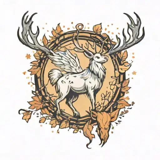 Harry Potter Inspired Manchester City Patronus In Forest