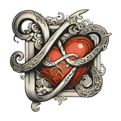 Infinity Symbol With Heart