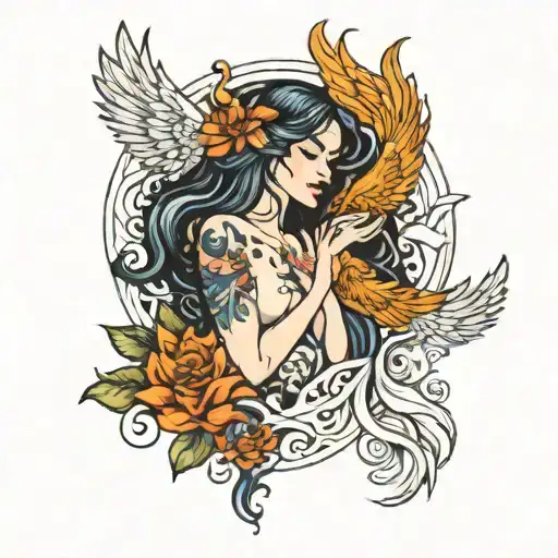 Phoenix And Virgo Nude Woman