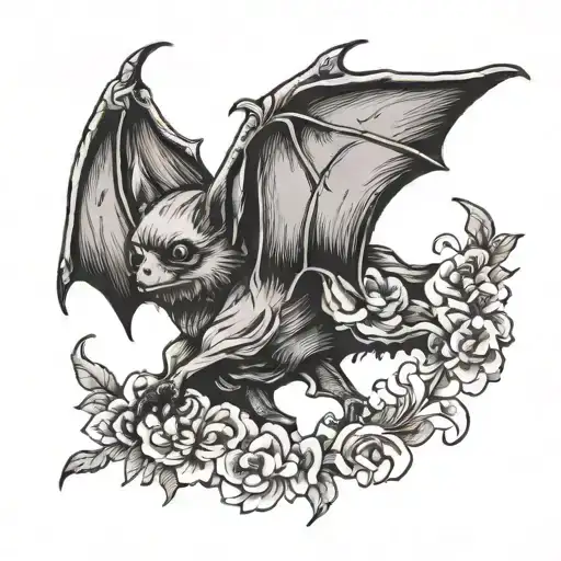 Bat With Wings