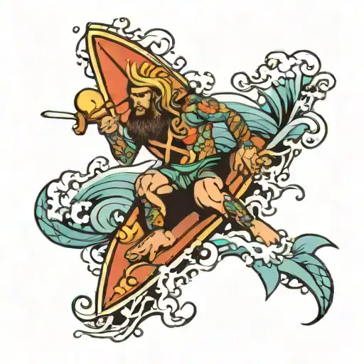 Busy To Calm Mind When I Sit On My Surfboard In The Ocean