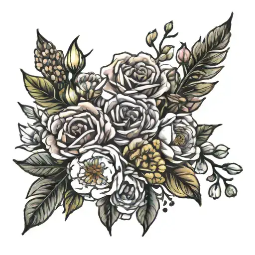 Birth Flower Bouquet