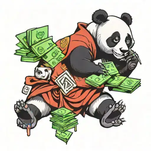 Panda With Money