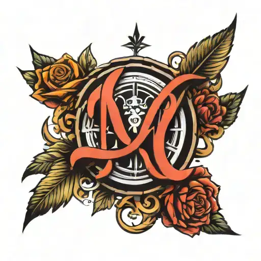 Roman Number And Name Signature