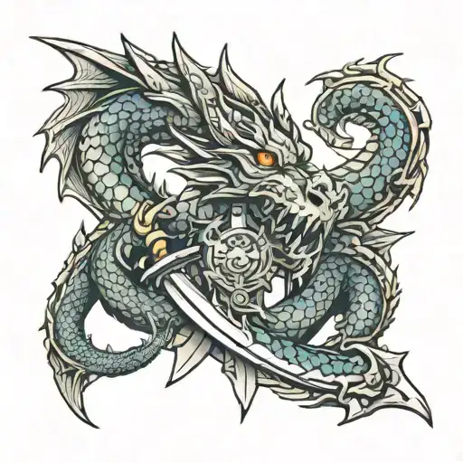 Dragon And Sword Piercing