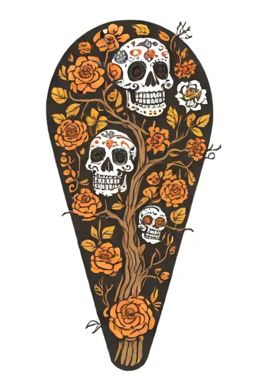 San Antonio Alamo Day Of The Dead Tree With Creeping