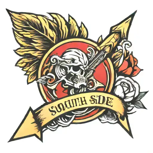 South Side With Arrow Transpersing