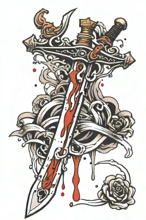 Sword Dripping With Blood