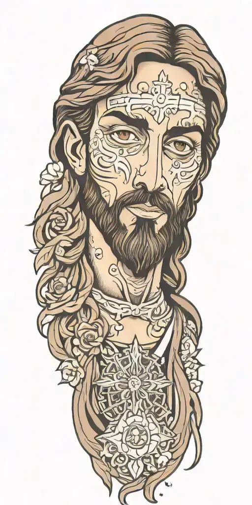 Big Brown Eyes Jesus