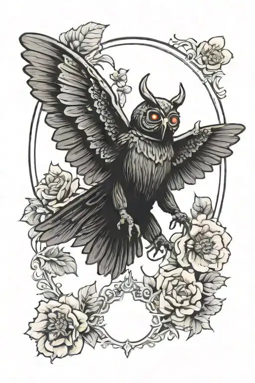 Mothman As A Tarot Card
