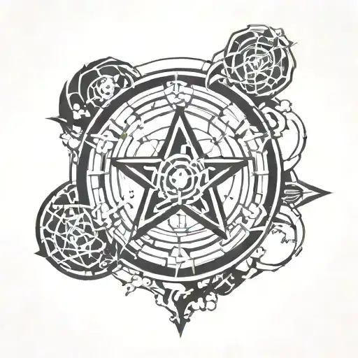 The Human Transmutation Circle From Anime Fullmetal Alchemist