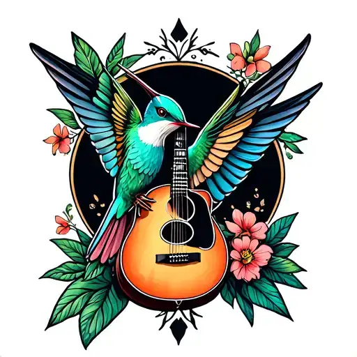 Hummingbird Guitar Acoustic