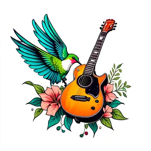 Hummingbird Sciatic Guitar