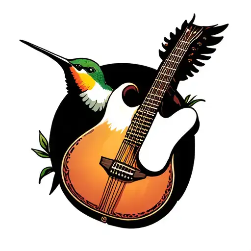 Hummingbird Acoustic Guitar
