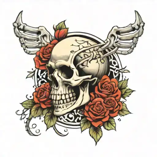 Skeleton Arm On Back