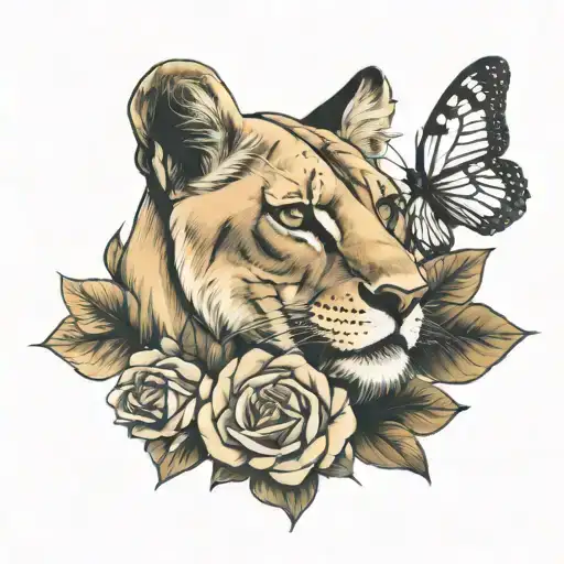 Lioness Forest Rose Butterfly