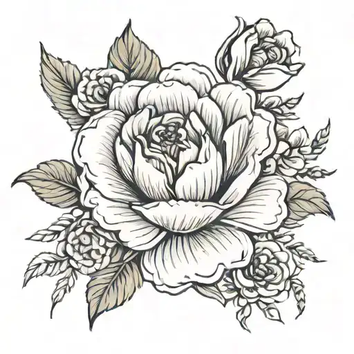 April Birth Flowers Wrapped Arond My Wrist Up To Behind Right Elbow